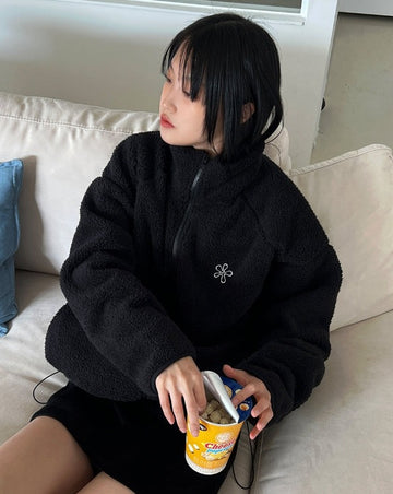 FLOWER DUMBLE ZIP-UP